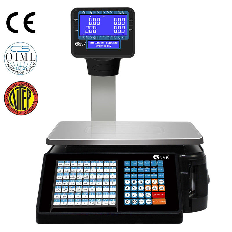 Supermarket Barcode Label Printing Scale Barcode Scale POS Systems